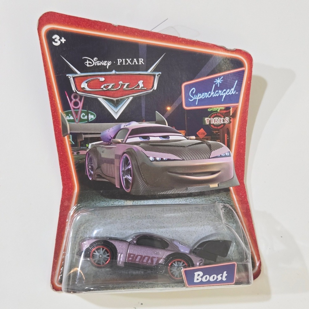Disney Pixar Cars Supercharged Boost 1:55 Diecast Toy Car New In Box